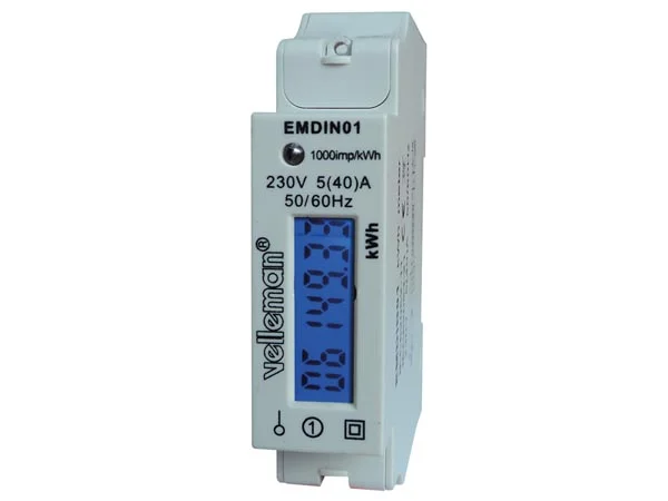 Medidor Kwh para Montaje En Riel Din Monof&aacute;sico