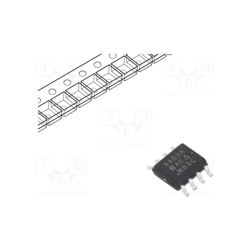 Trans&iacute;stor: P-Mosfet; Unipolar; -30v; -15,4a; 3,8w