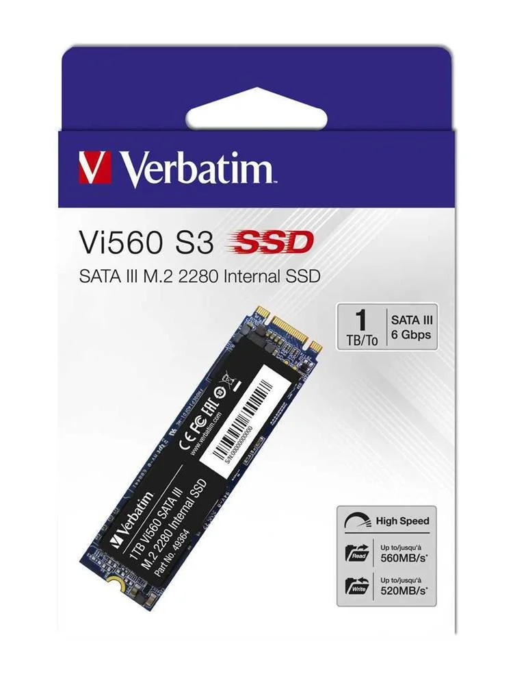 Verbatim Vi560 S3 M.2 SSD    1tb 49364