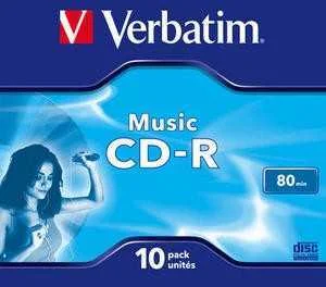 Cd-R Audio 80min 10p Jc  43365
