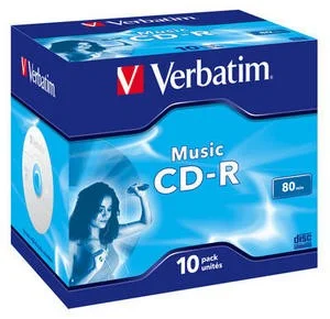 Cd-R Audio 80min 10p Jc  43365