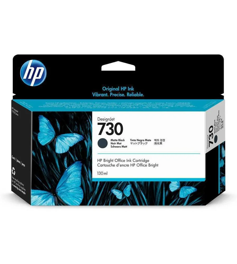 Tinteiro Hp Designjet 730 Preto Mate 130 Ml