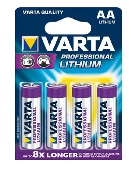 Pilha Varta Ultra Lithium Lr06 AA 4 Uni