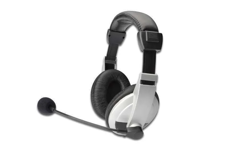Digitus Multimedia Headset Stereo,Mit Mikro,Lautst&auml;rker,Klin