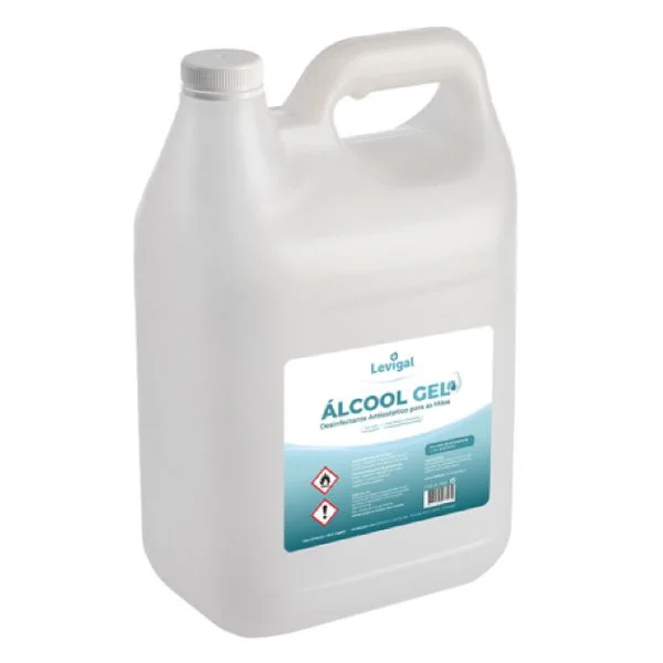 &Aacute;lcool Gel Antiss&eacute;ptico 70% Levigal 5lt