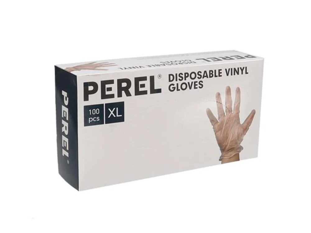 Luvas Descart&aacute;veis em Vinil - Tamanho Xl 100pcs