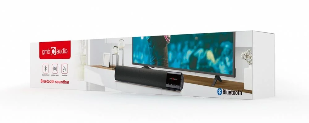 Soundbar Gembird Spk-Bt-Bar400-01 10w Preto 