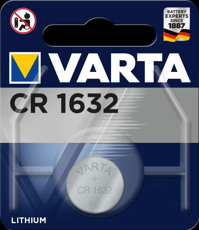 Pilha Varta Lithium Cr1632 3v (Blister 1 Unid.) &Oslash;16x3,2mm