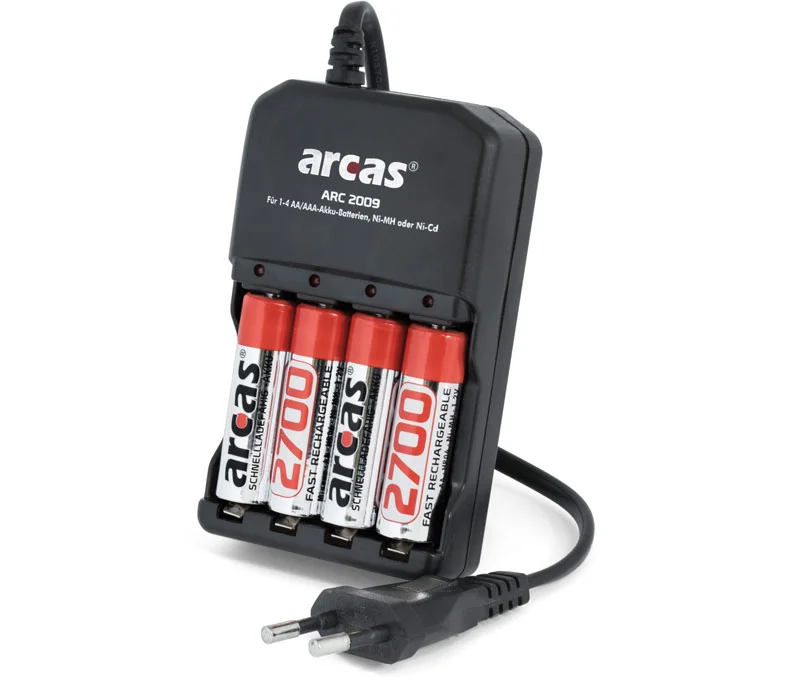 Cargador Bater&iacute;as 1-4 Aaa/AA Ni-Mh