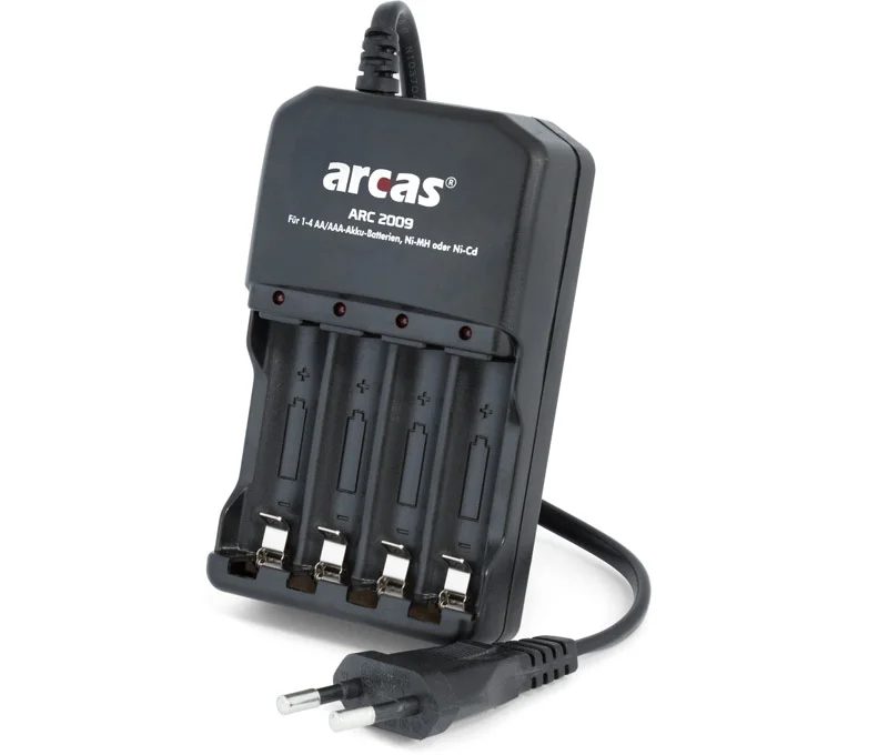Carregador De Bateria 1-4 Aaa / Aa Ni-mh