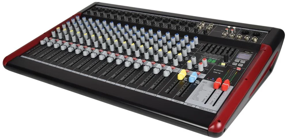 Csx-18 Live Mixer With Usb/Bt Player + Dsp Effects