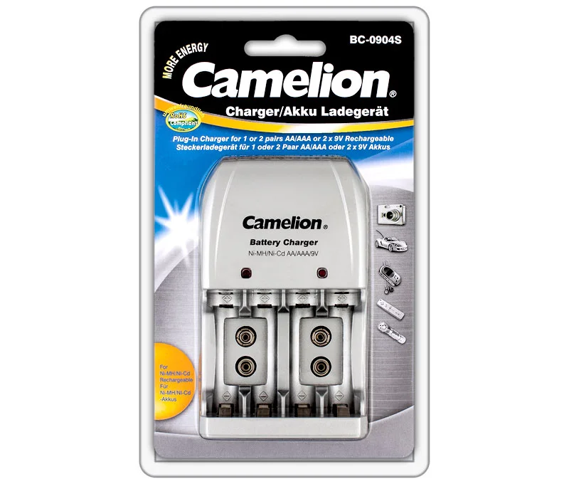Carregador de Pilhas AA / AAA / 9v Ni-Mh