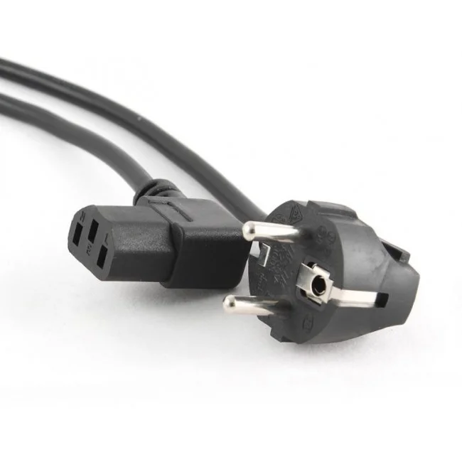 Cable Alimentacion Gembird Schuko a C13 90 Grados.
