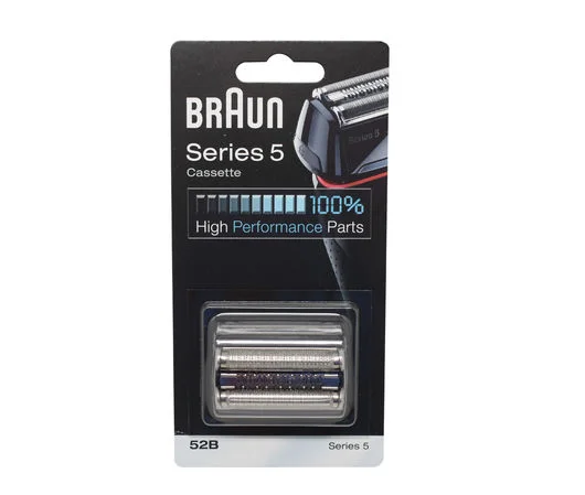 Braun Series 5 52b Electric Shaver Head Replacement Cassette  Black