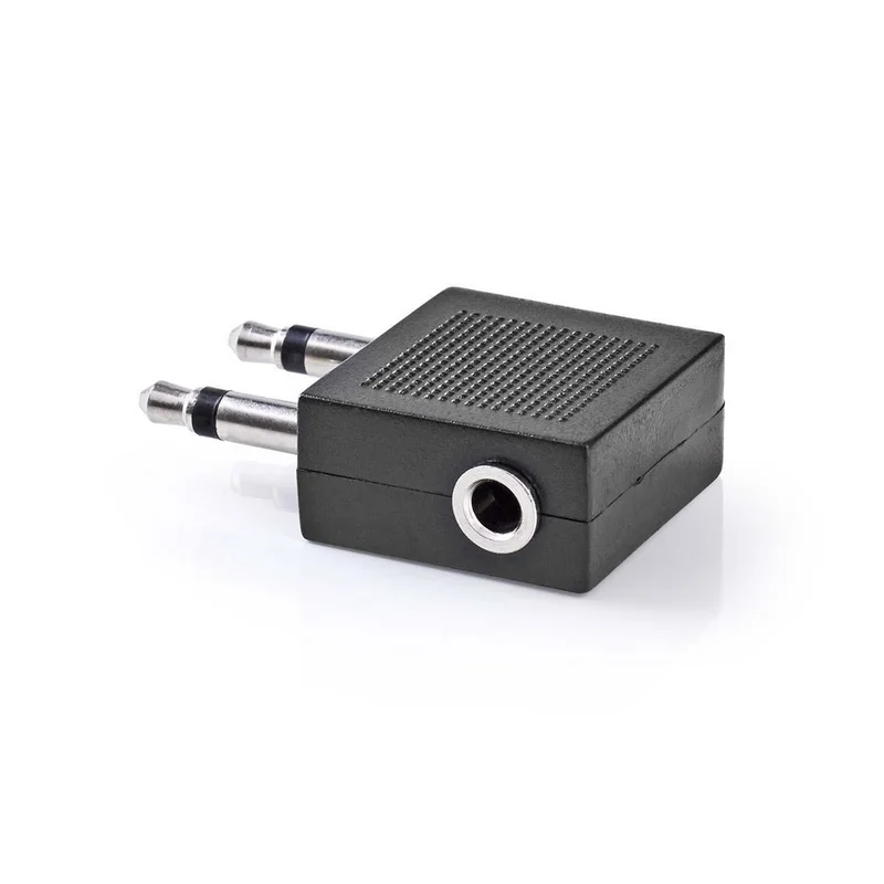 Adaptador 2 Jack 3.5mm Macho para Jack 3.5mm F&ecirc;mea