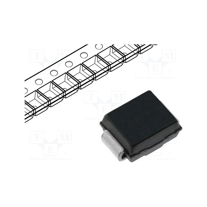 Diodo Transil 600W 24V 18.1A Unidirecional &plusmn;5% SMB