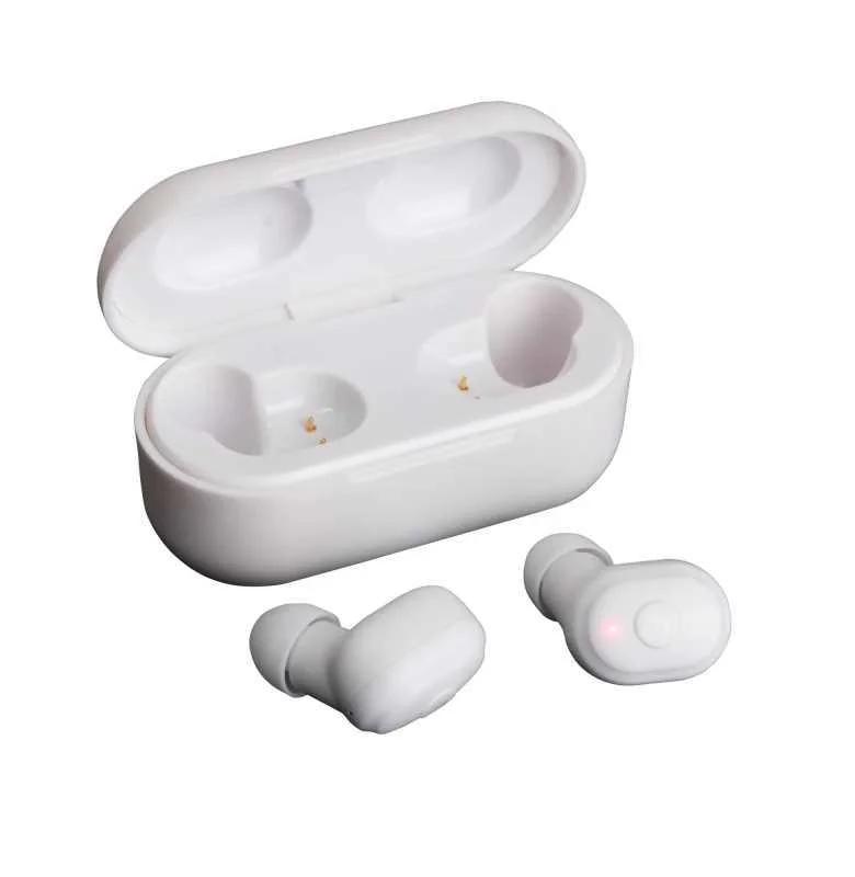 Auriculares In Ear. Sem Fios. 20-20.000 Hz. Autonomia At&eacute; 5 H. Branco.