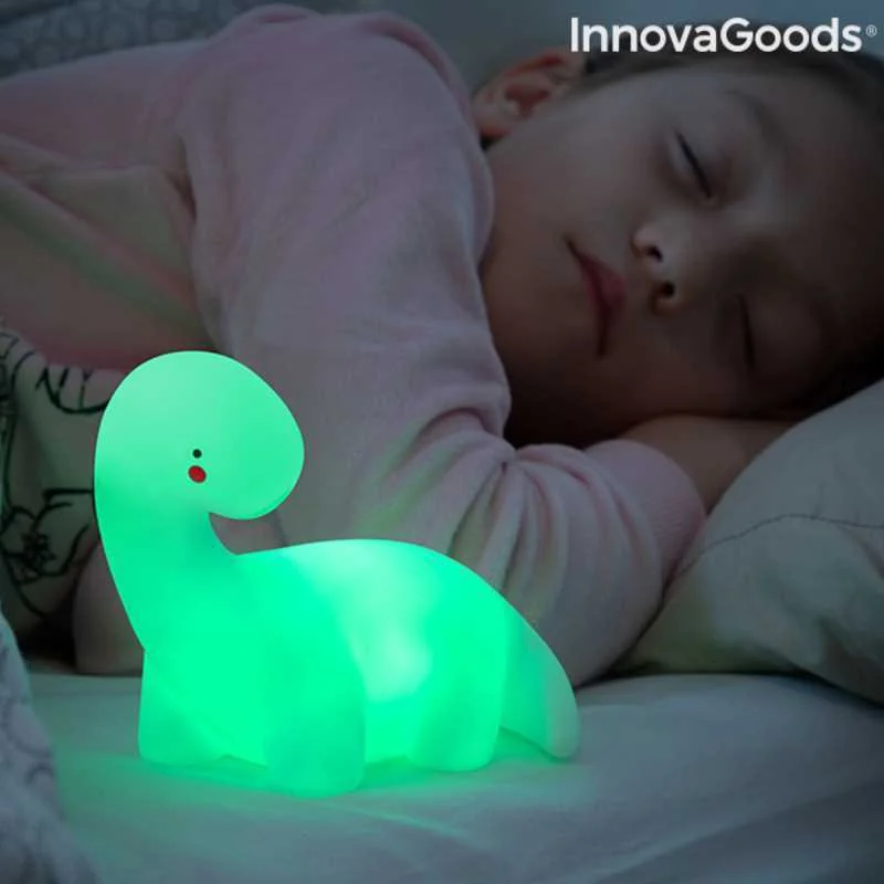 L&acirc;mpada Multicolor Led Dinossauro Lightosaurus