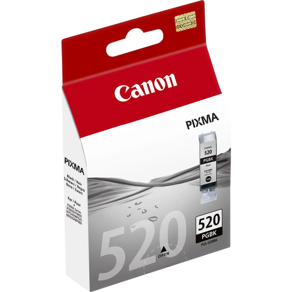 Tinteiro de Tinta Original Canon Pgi-520 Preto