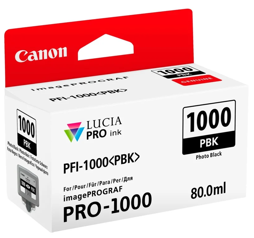 Canon PFI-1000 PBK photo preto
