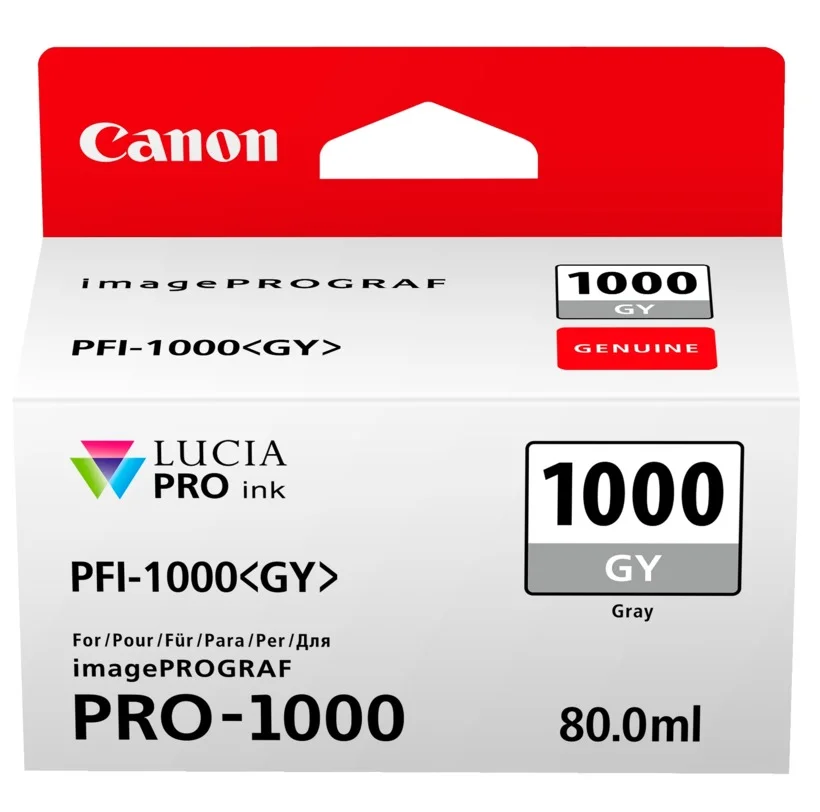Canon Pfi-1000 Gy - Gray - Original - Ink Tank