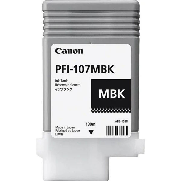 Canon Ink Cart. Pfi-107mbk F?r Ipf 680/685/780/785/ Matte Black (130ml)(6704b001)