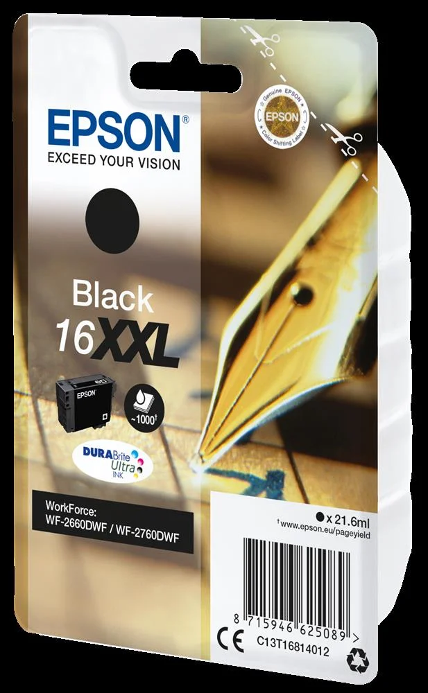 Epson T1681 (16xxl) Negro Cartucho de Tinta Origi.
