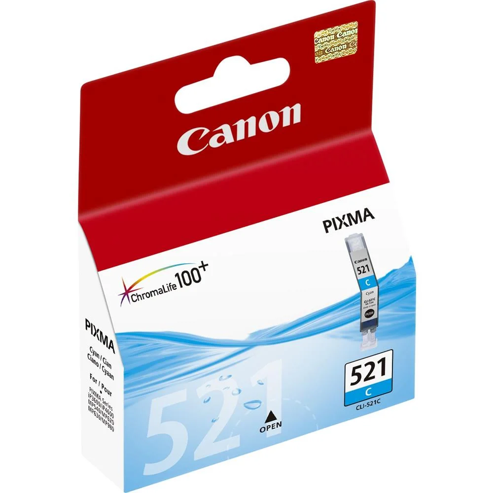 Cartucho de Tinta Original Canon Cli-521c/ Cian