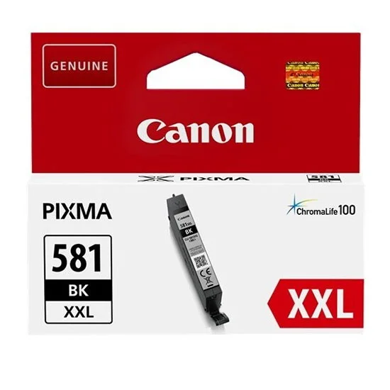Canon Ink Cart. Cli-581bk Xxl F?r Pixma Tr7550/8550/ Ts6150/ 6151/8150/8151/8152/9150/9155 Black Ext