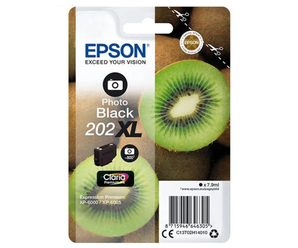 Cartucho de Tinta Original Epson N&ordm;202 Xl Alta Ca.
