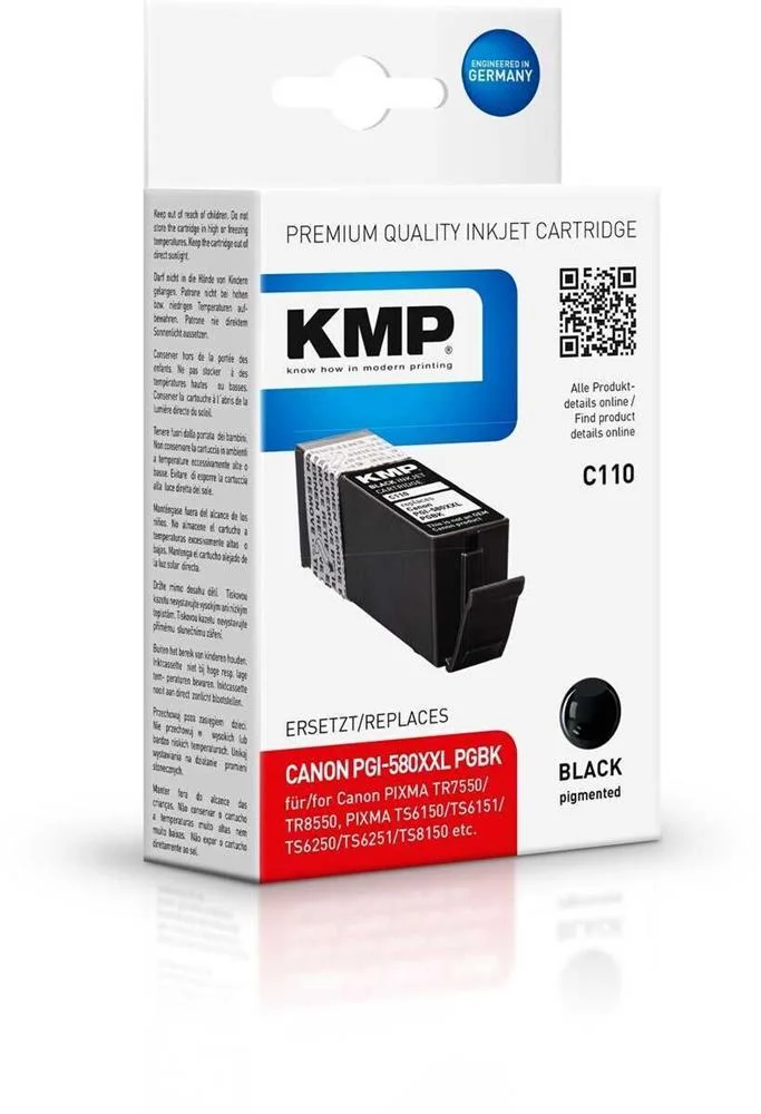 KMP C116V Multipack comp. com Canon PGI-580 / CLI-