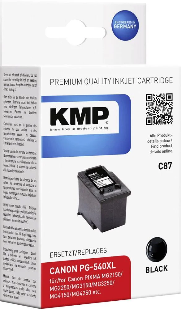 KMP C87 cartucho de tinta preta compat&iacute;vel com Ca.