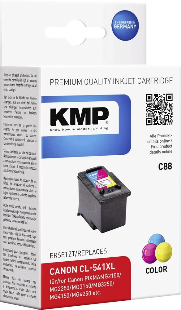 Cartucho de tinta KMP C88 em cores compat&iacute;vel com