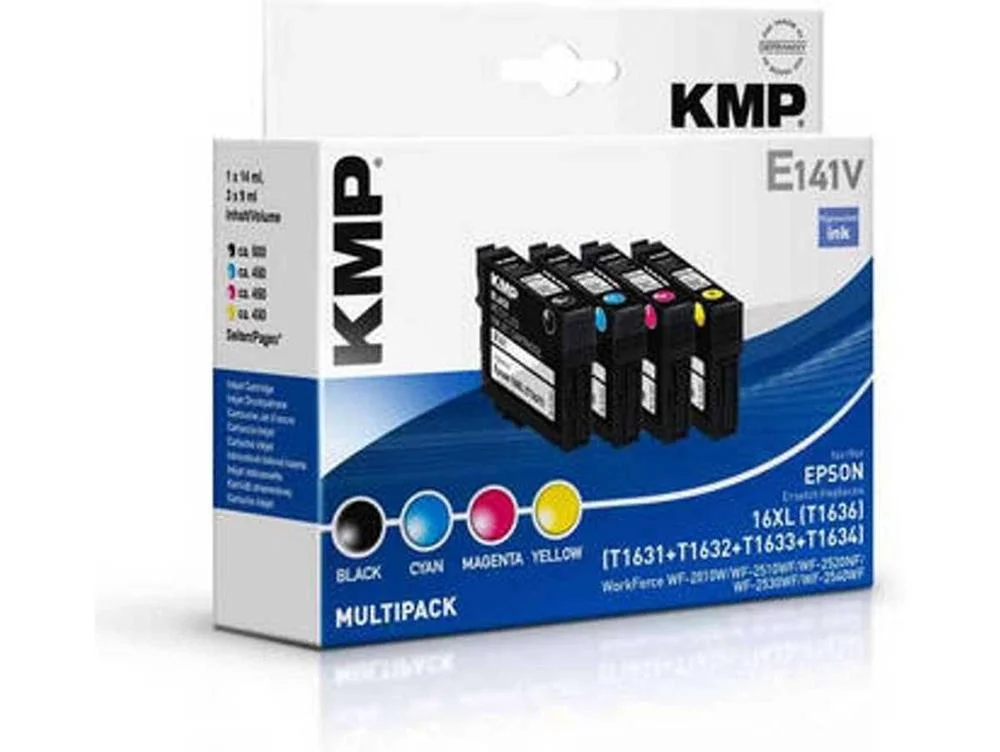 KMP E141V Multipack BK / C / M / Y compat&iacute;vel com