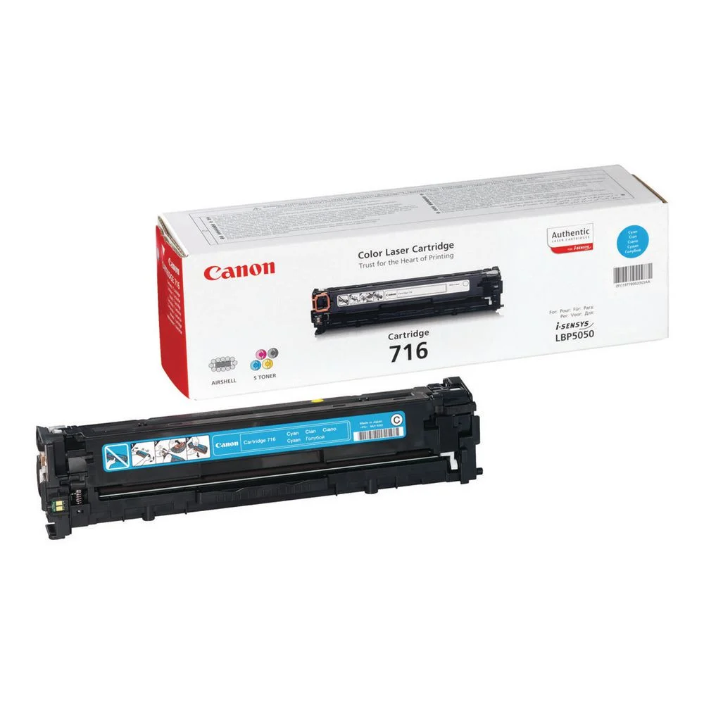 Cartucho de toner Canon 716 C turquesa