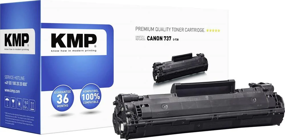 KMP C-T38 Toner preto compat&iacute;vel com Canon 737