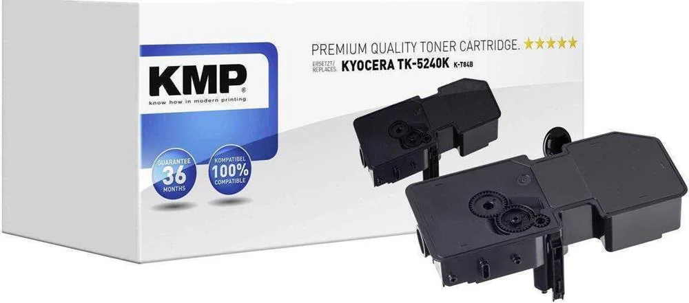 KMP K-T84B Toner preto compat&iacute;vel w. Kyocera TK-.