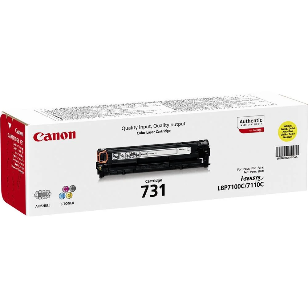 T&oacute;ner Canon 731 Amarelo