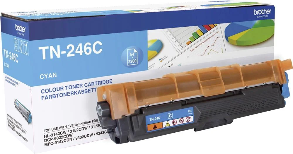 Toner Brother TN-246 C ciano