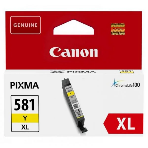 Cartucho Compat&iacute;vel Canon Cli-581y Xl Ccicto0639 .