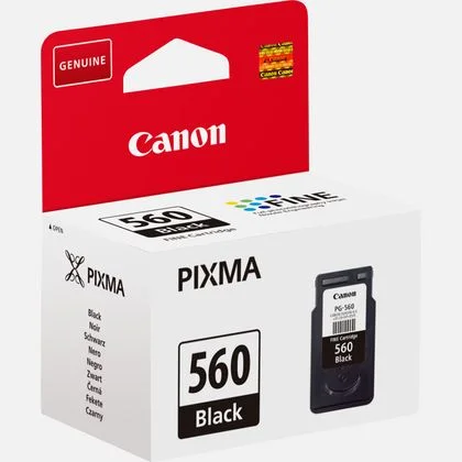 Canon Ink Cart. Pg-560 Pgbk Black Nachf?lltinte F?r Pixma Ts5350, Pixma Ts5351, Pixma Ts5352 (3713c0
