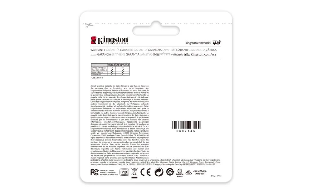 Pen Drive Datatraveler 70 64gb Usb-C 3.2 Gen 1 Preto - Kingston