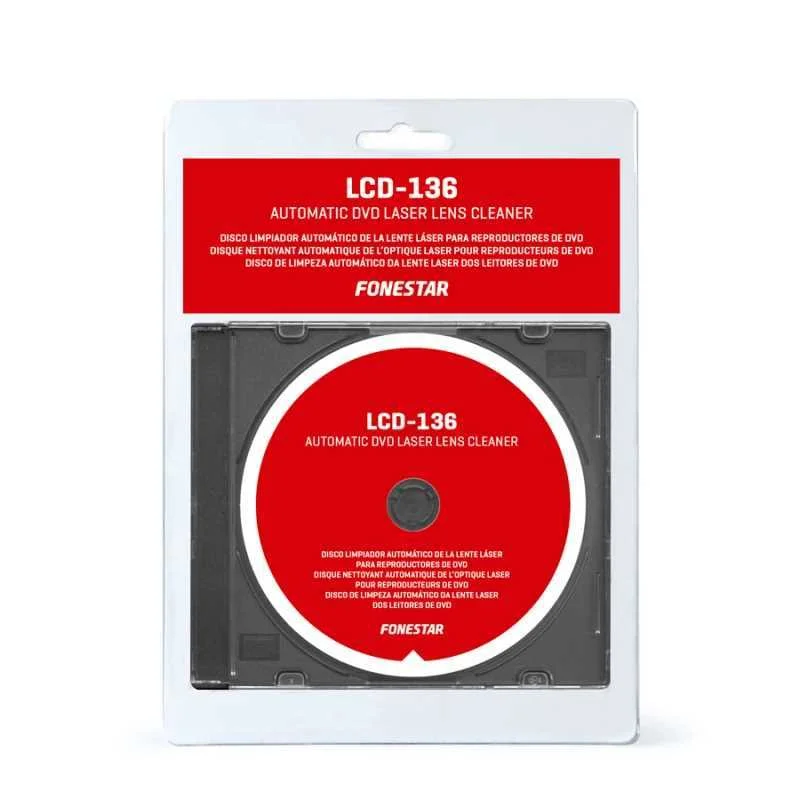 Disco de Limpeza Autom&aacute;tica da Lente Laser para Reprodutores de Dvd.