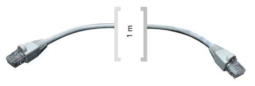 Cabo Utp Cat 6 1m Cinzento - Fonestar