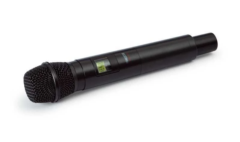 Microfone sem fios de m&atilde;o UHF