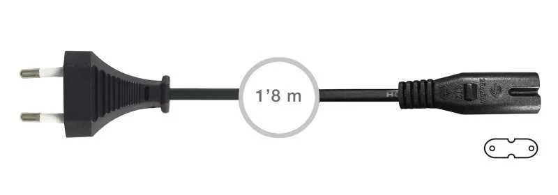 Cable de Alimentaci&oacute;n Fonestar Europlug - 1,8m