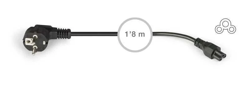 Cable Schuko a C5