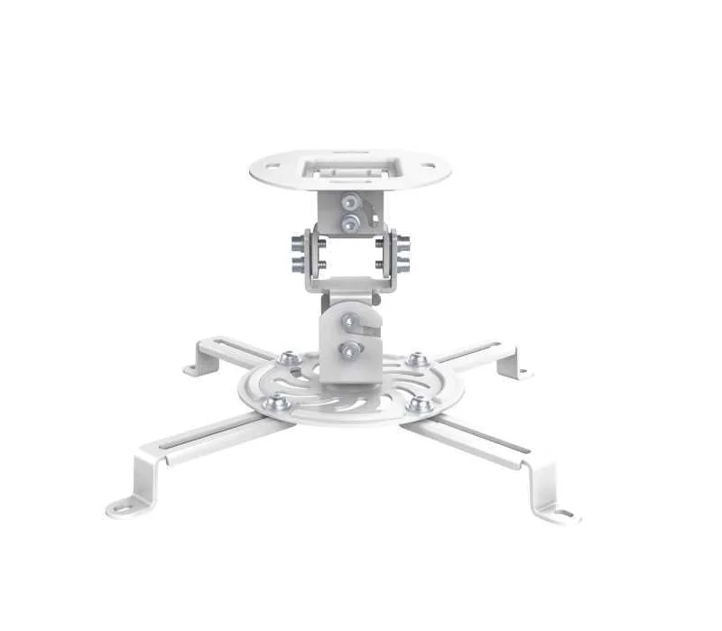 Suporte Orient&aacute;vel de Teto para Projetores. Peso M&aacute;x. Suportado de 13,5 Kg. Branco.
