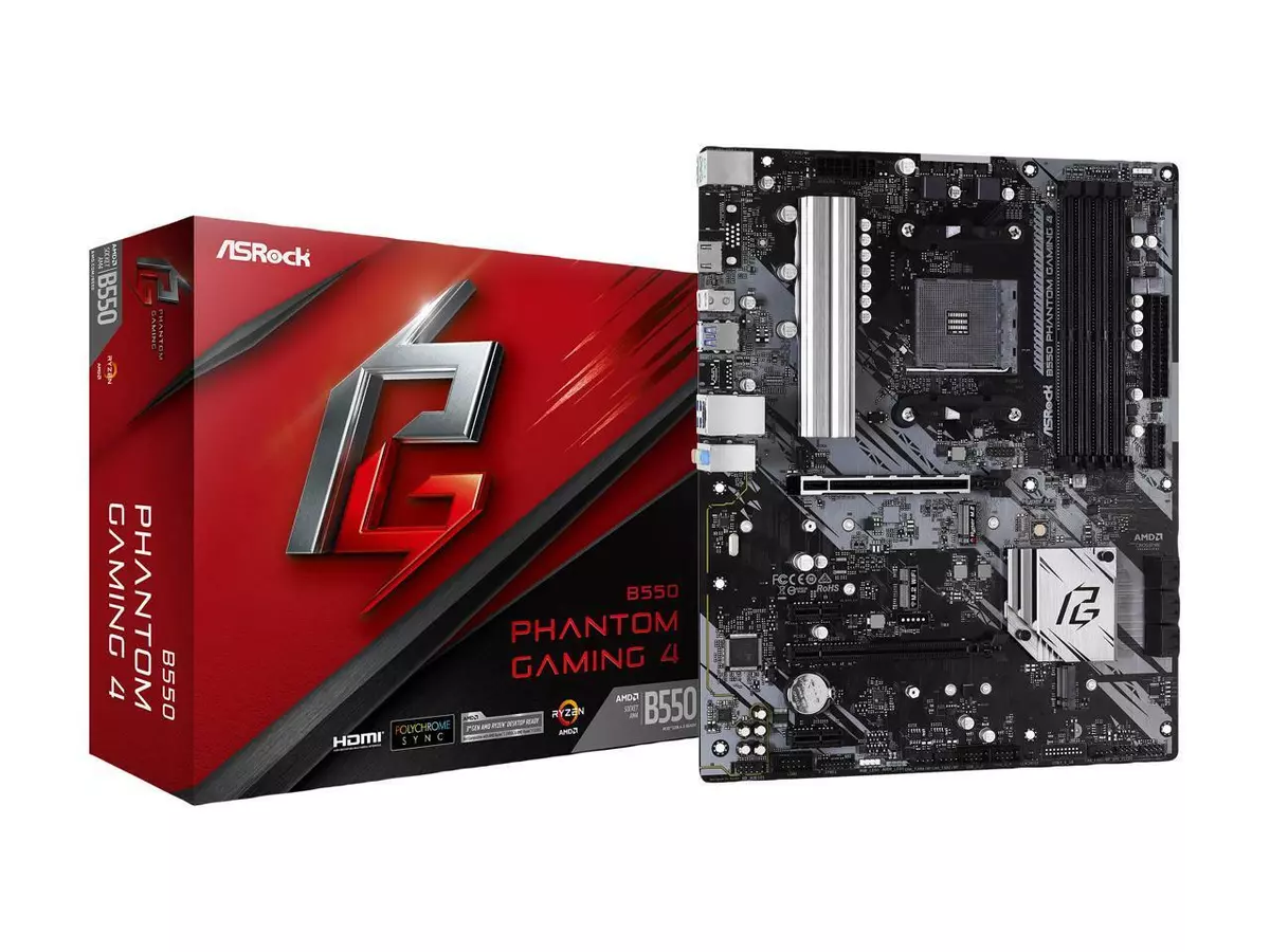 Motherboard Atx B550 Phantom Gaming 4 Sktam4