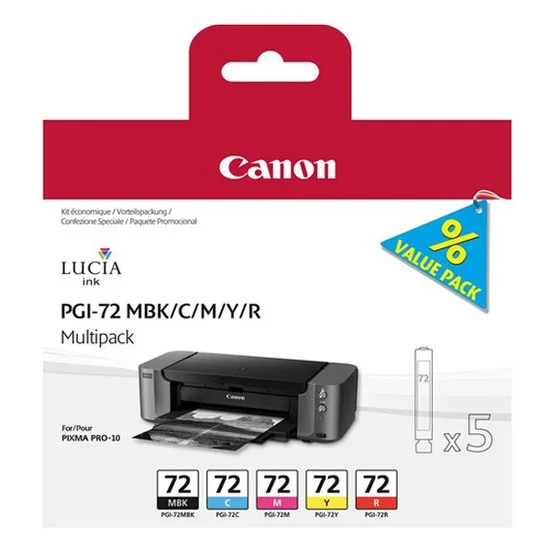 Multipack Canon Pgi-72 Mbk/C/M/A/R